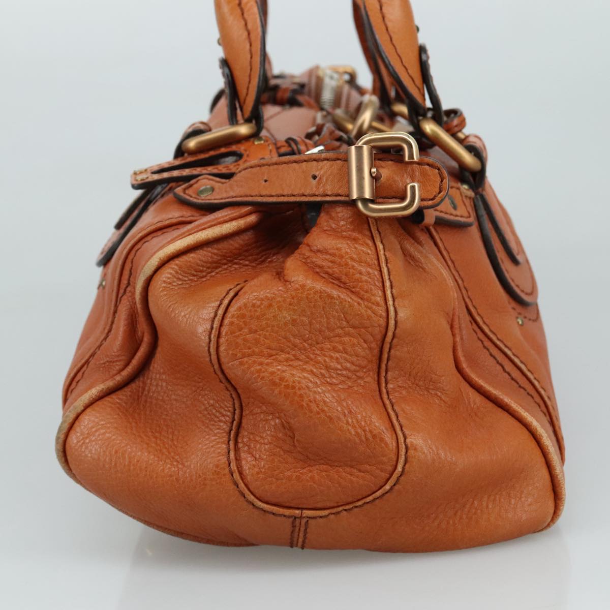 Clarique elegant leather Handbag top view