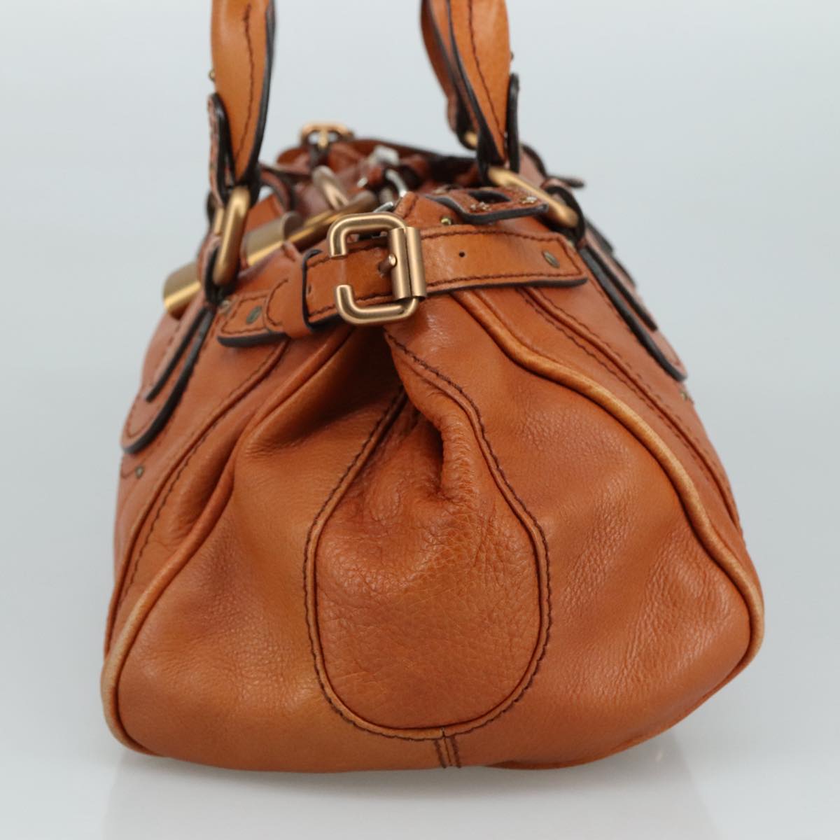 Clarique elegant leather Handbag top view