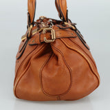 Clarique elegant leather Handbag top view