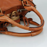 Clarique elegant leather Handbag top view