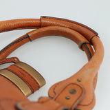 Clarique elegant leather Handbag top view
