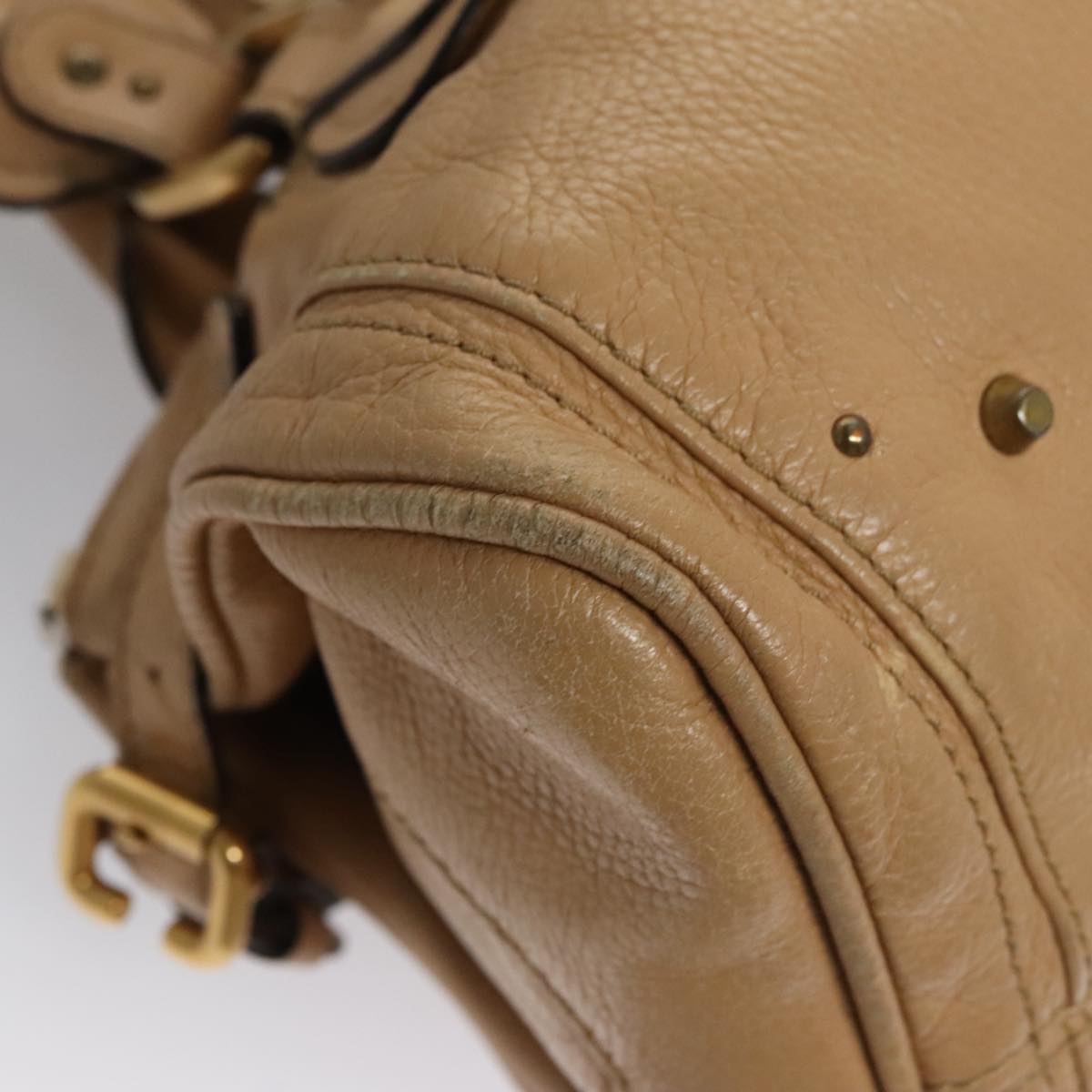 Auresque elegant leather Handbag side view