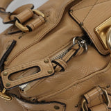 Chloe designer handbag leather closeup detail