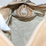Side view of Chloe handbag Beige premium designer bag