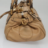 Side view of Chloe handbag Beige premium designer bag