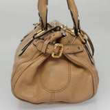 Chloe designer handbag leather closeup detail