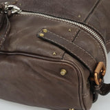 Montrea elegant leather Shoulder Bag side view