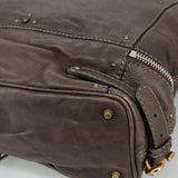 Montrea elegant leather Shoulder Bag interior detail