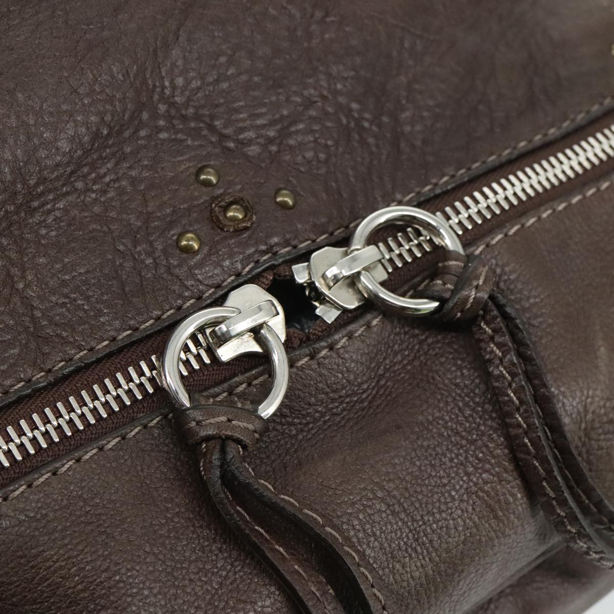 Montrea elegant leather Shoulder Bag angled view