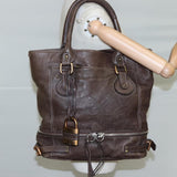 Montrea elegant leather Shoulder Bag top view