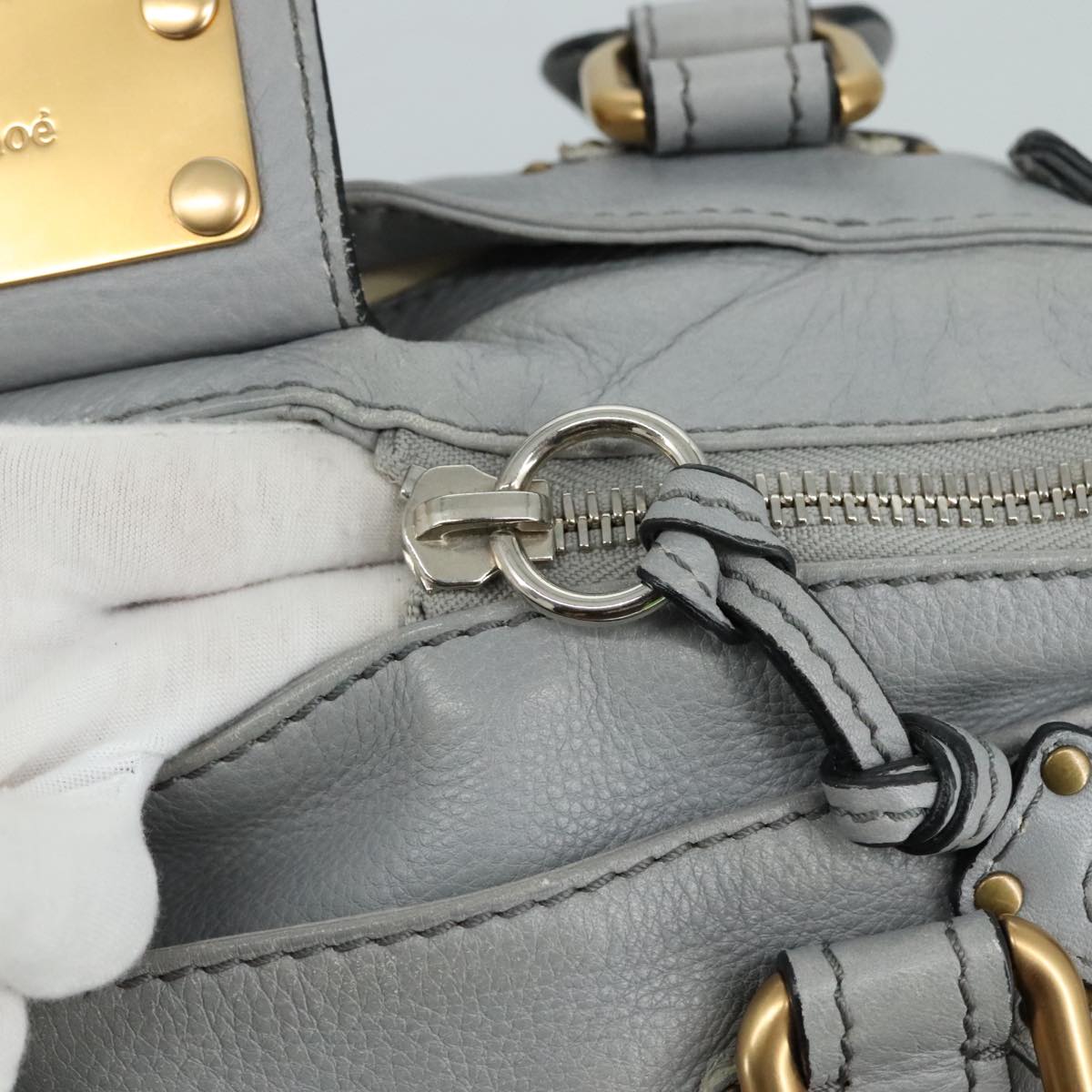 Seraphel elegant leather Handbag top view
