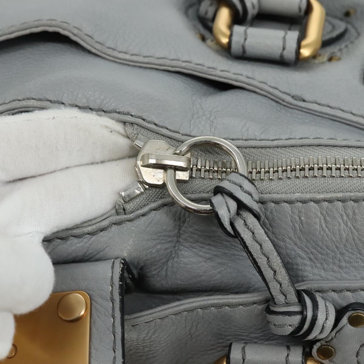 Seraphel elegant leather Handbag top view