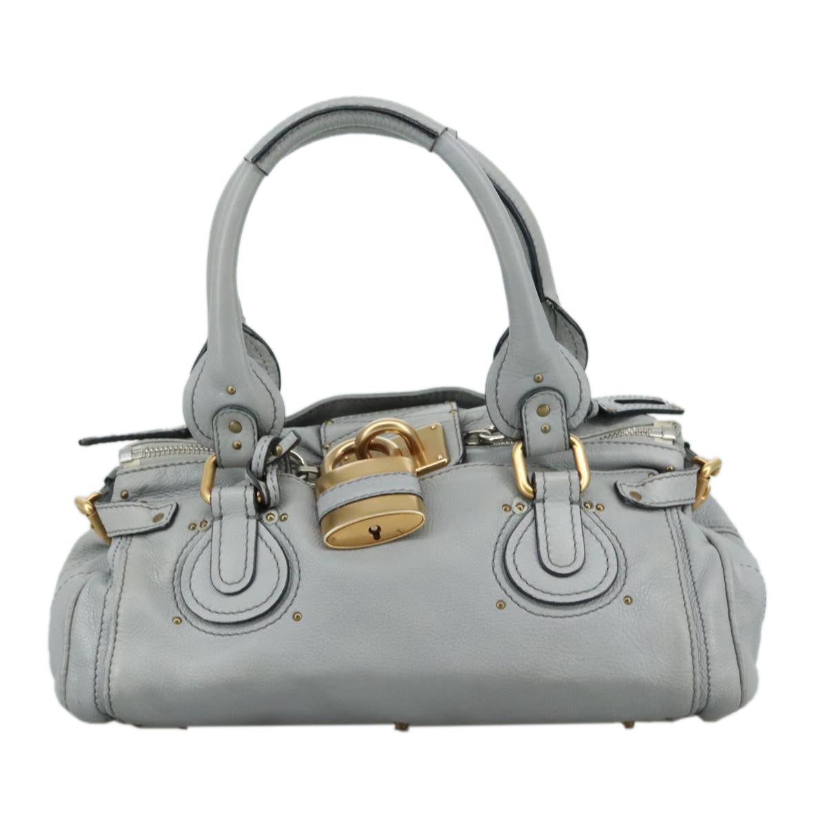 Authentic Chloe handbag Gray luxury fashion accessory