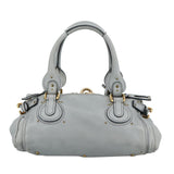 Side view of Chloe handbag Gray premium designer bag