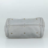 Chloe authentic luxury handbag Gray leather craftsmanship