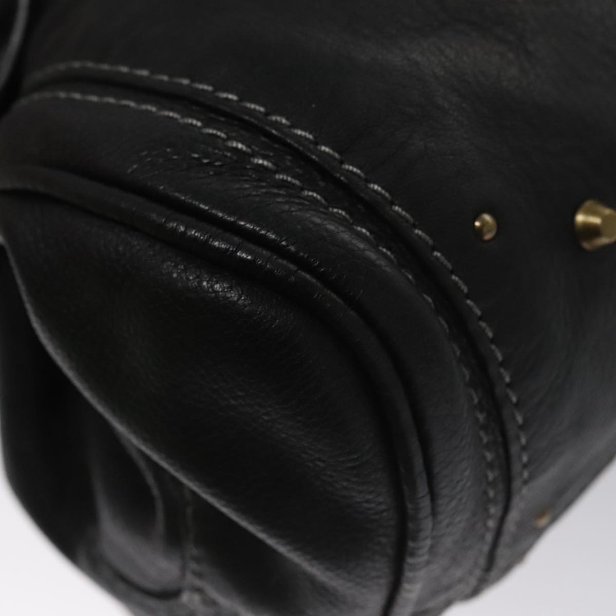 Chloe designer handbag leather closeup detail