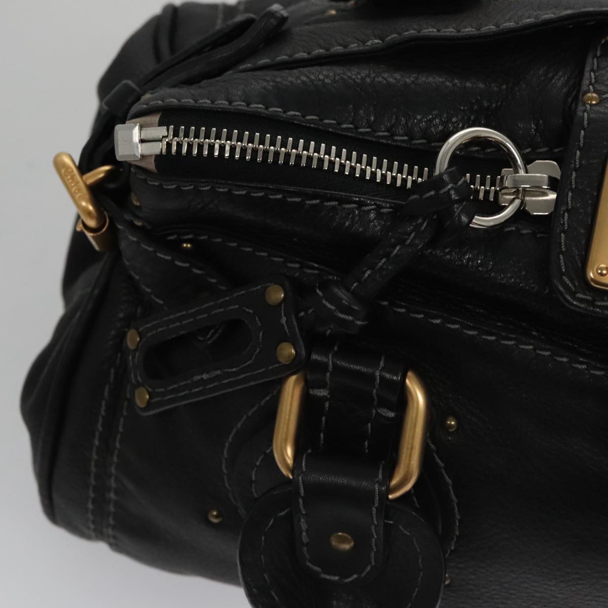 Lunevia elegant leather Handbag top view