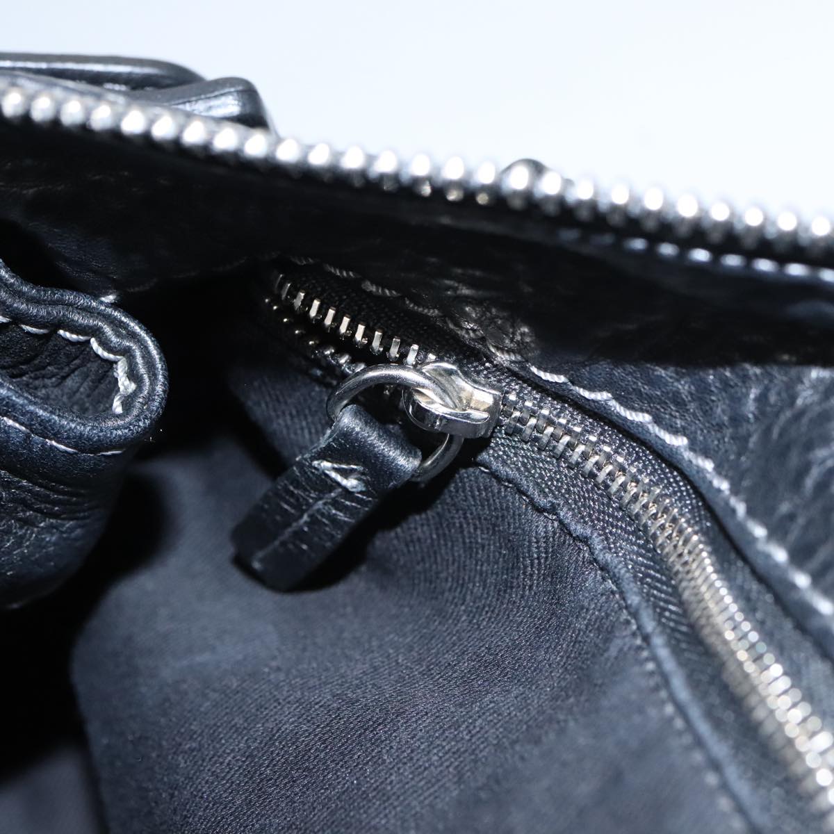Opulenza elegant leather Handbag top view