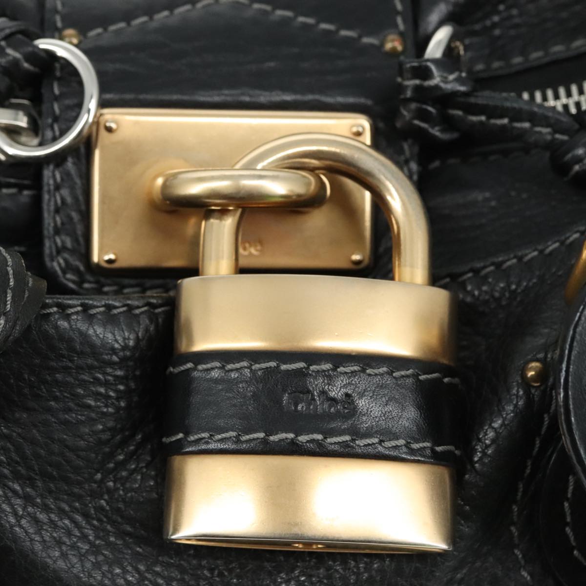 Chloe women's handbag Black luxury designer leather