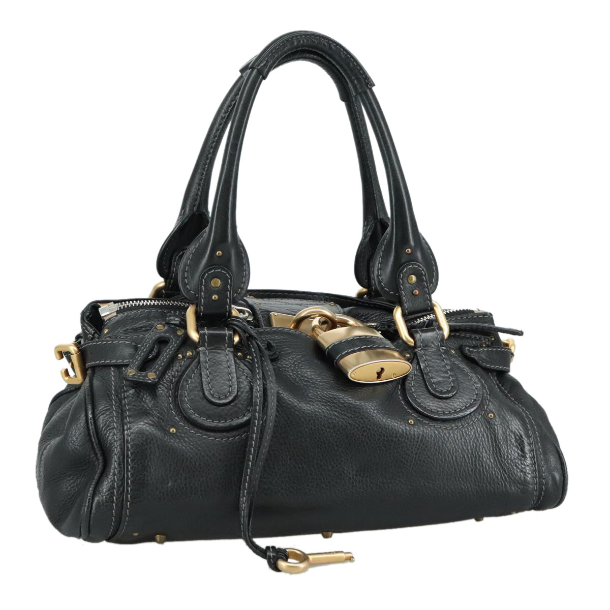 Chloe women's handbag Black luxury designer leather