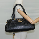 Chloe designer handbag leather closeup detail