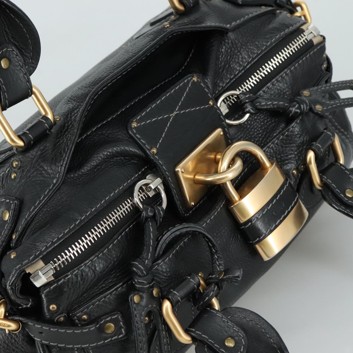 Veldique elegant leather Handbag top view