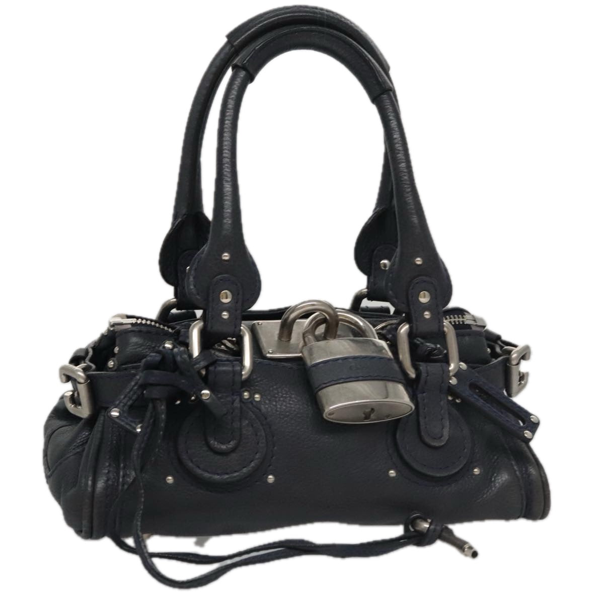Chloe women's handbag Navy luxury designer leather