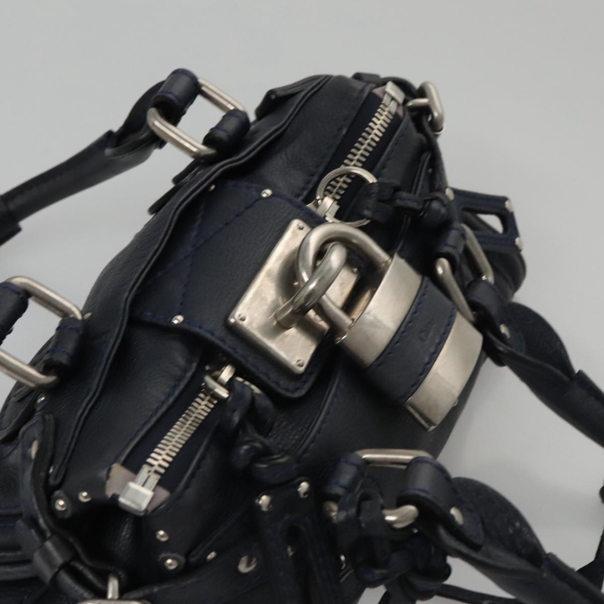 Orifleur elegant leather Handbag top view
