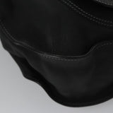 Orentique elegant leather Handbag back view