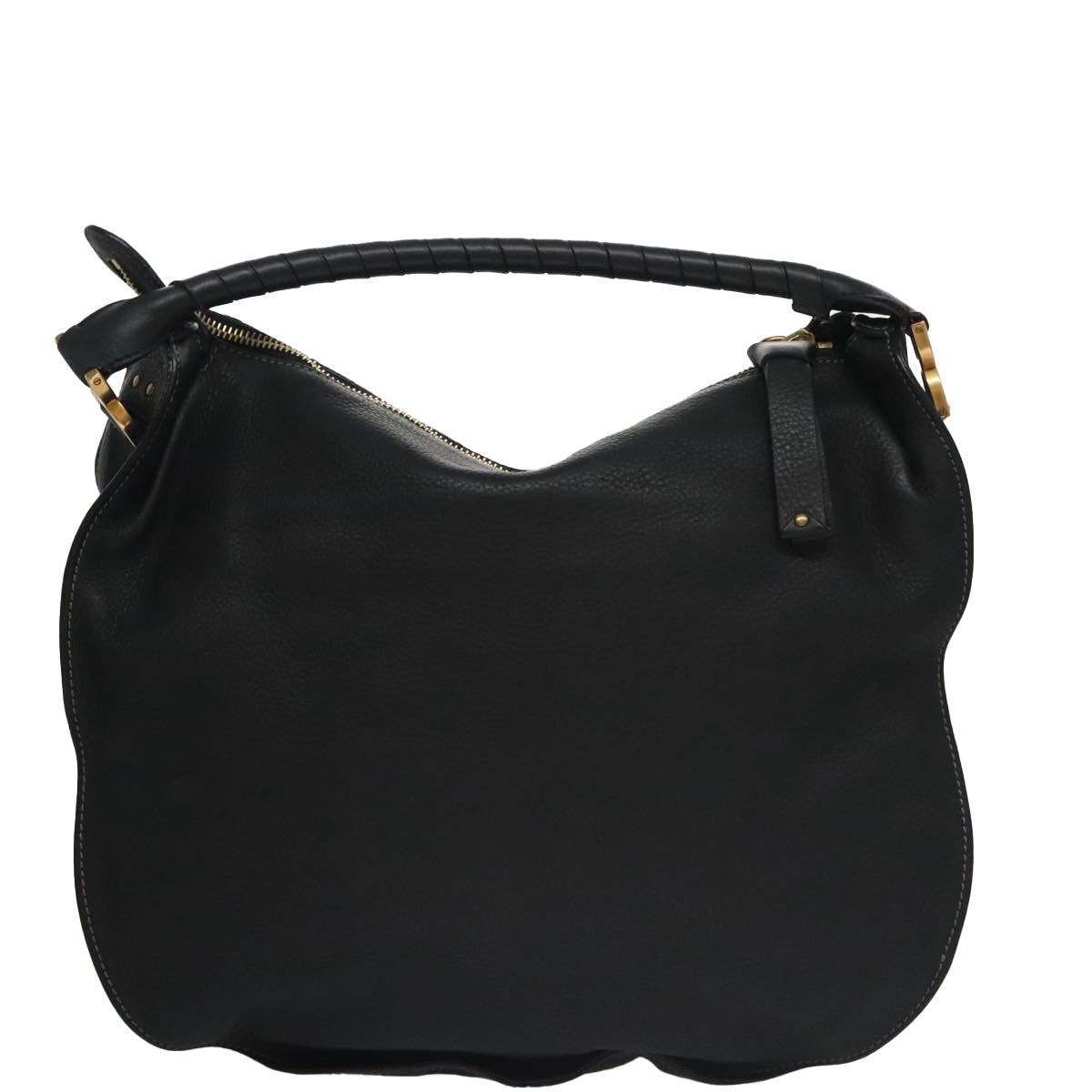 Solentique elegant leather Handbag top view