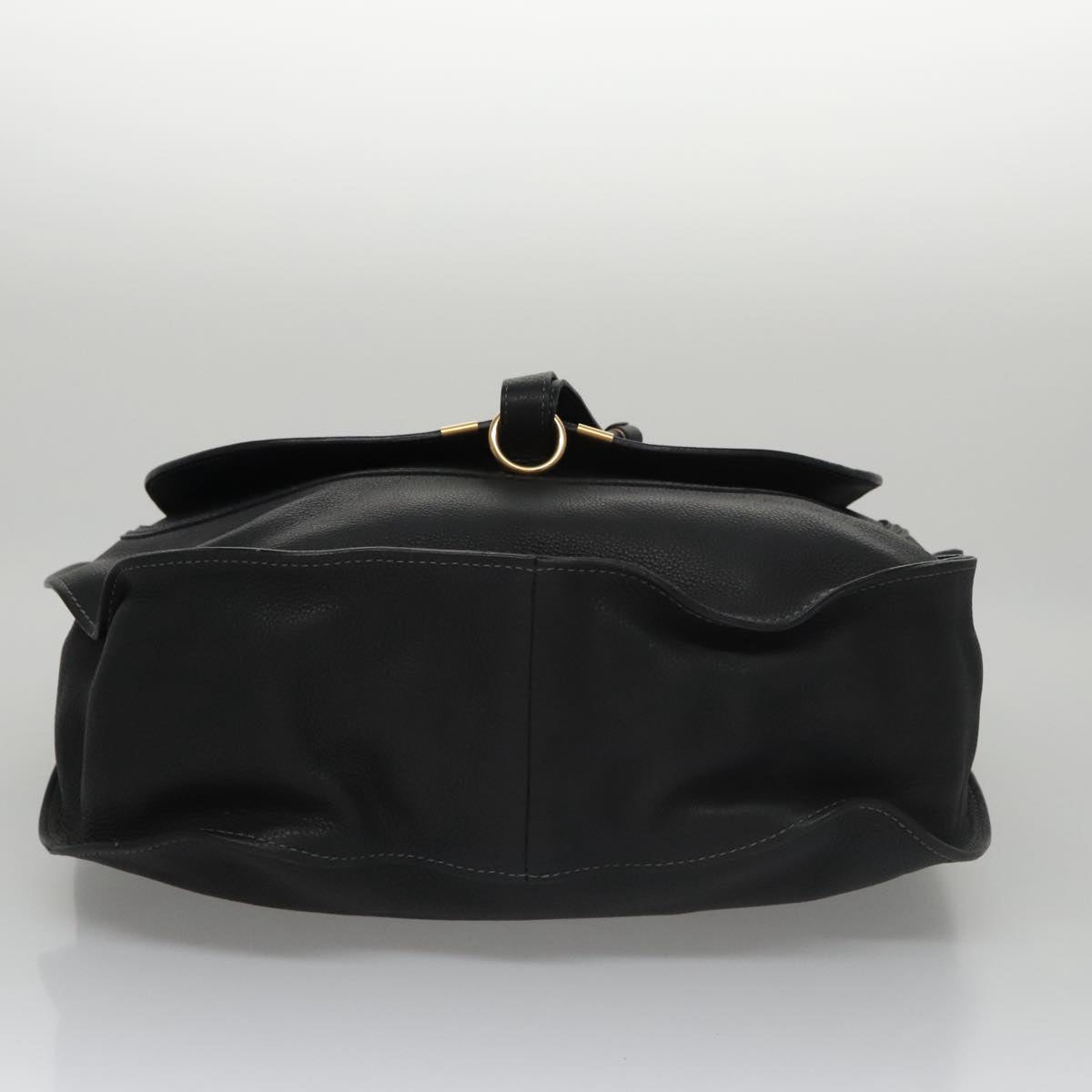 Orentique elegant leather Handbag top view