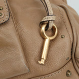 Orynthia elegant leather Handbag top view