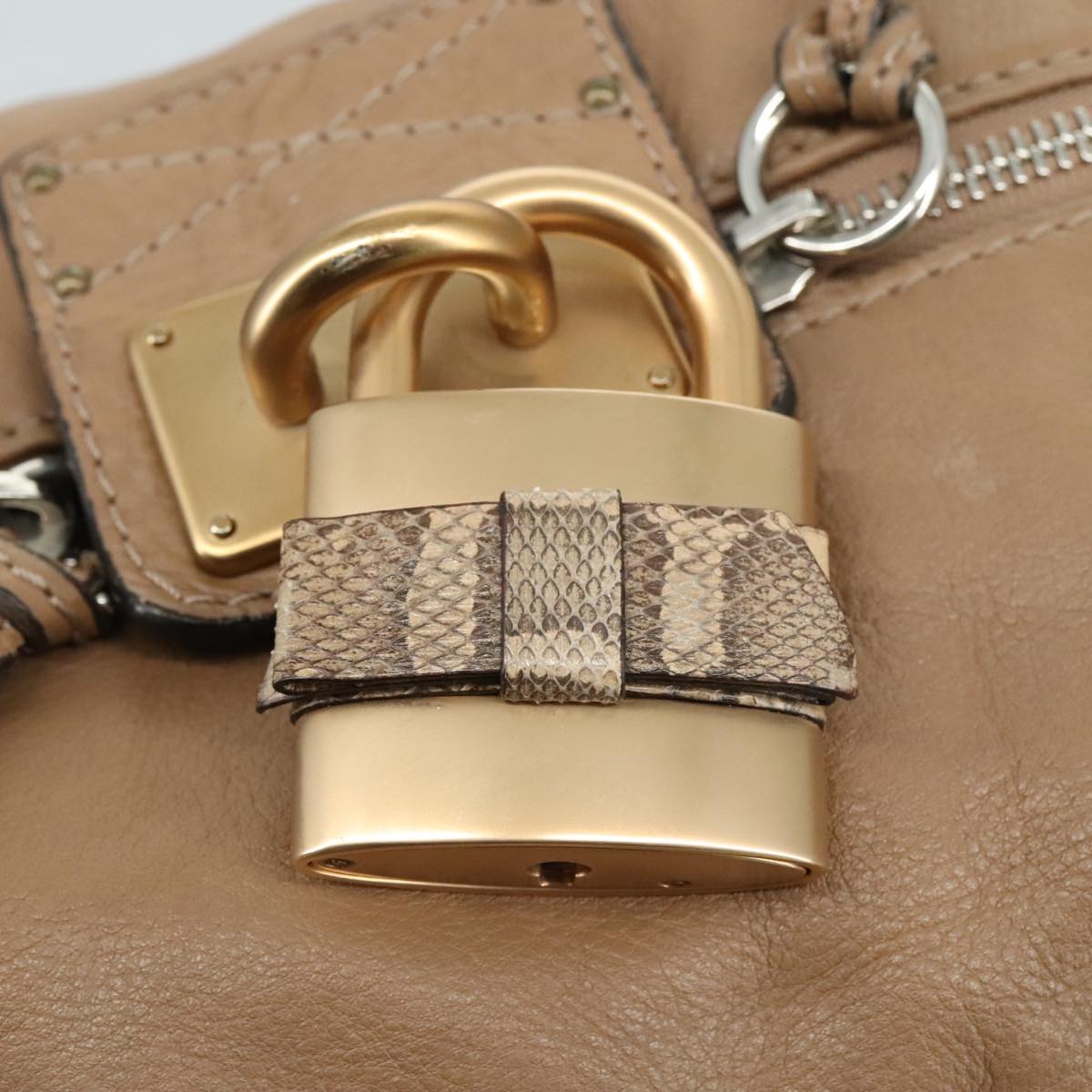 Authentic Chloe handbag Beige luxury fashion accessory