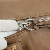 Chloe authentic luxury handbag Beige leather craftsmanship