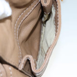 Side view of Chloe handbag Beige premium designer bag