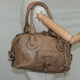 Orynthia elegant leather Handbag top view