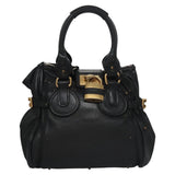 Chloe designer handbag leather closeup detail