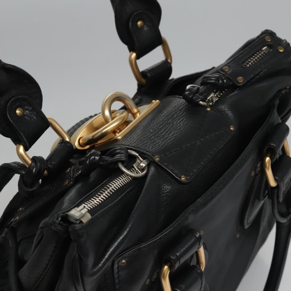 Chloe women's handbag Black luxury designer leather