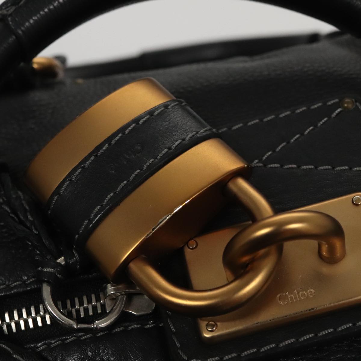 Authentic Chloe shoulder bag Black luxury fashion accessory