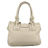 Side view of Chloe handbag Cream premium designer bag
