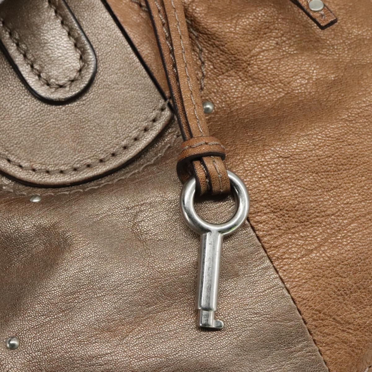 Belvarventix elegant leather Tote Bag side view