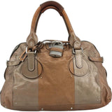 Belvarventix elegant leather Tote Bag close-up detail