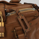 Morvantine elegant leather Handbag top view