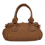 Side view of Chloe handbag Brown premium designer bag