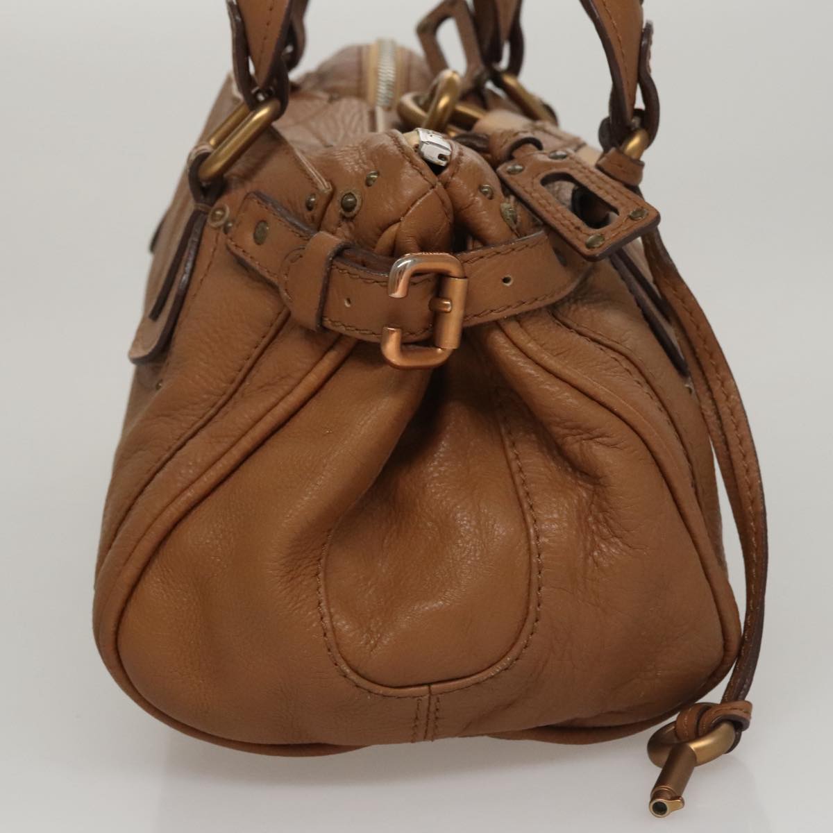 Morvantine elegant leather Handbag top view
