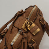 Morvantine elegant leather Handbag top view