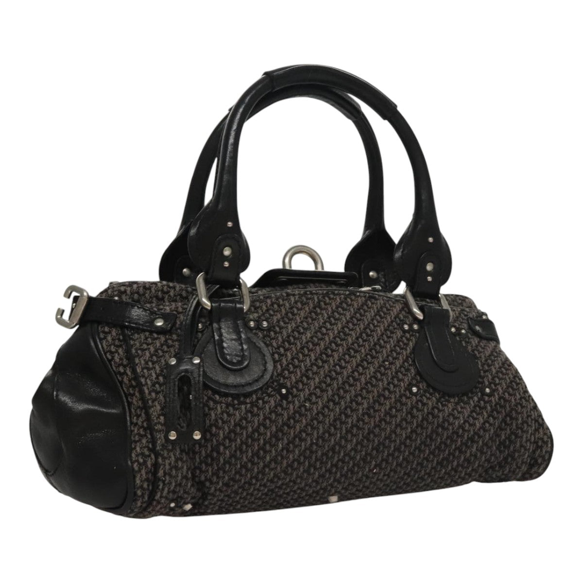 Chloe women's handbag Gray luxury designer canvas