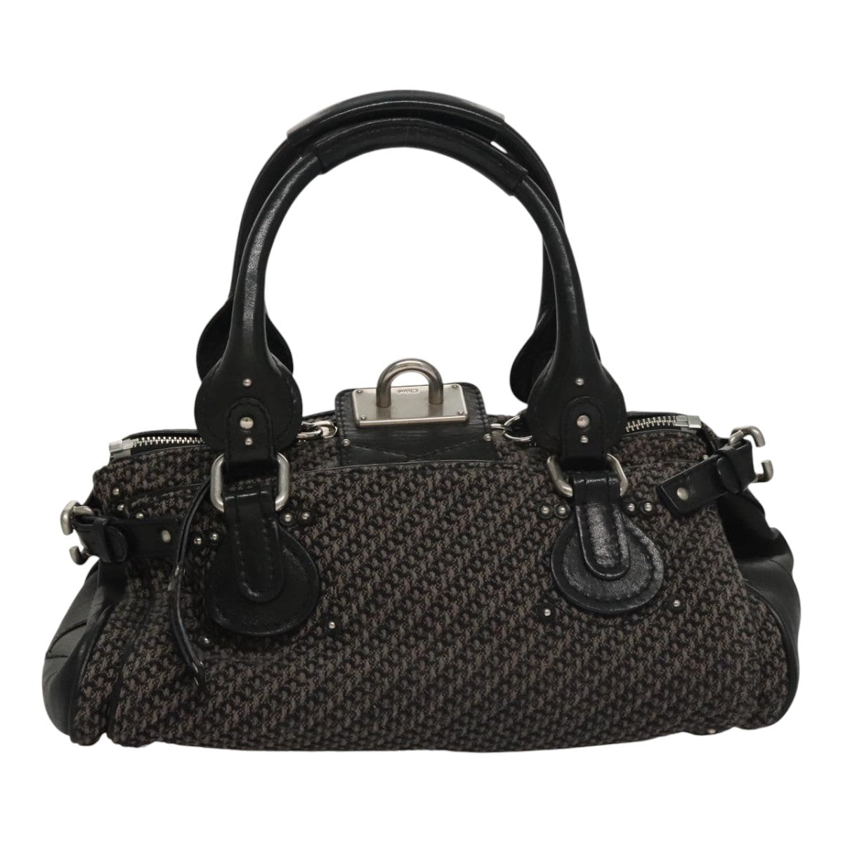 Chloe women's handbag Gray luxury designer canvas