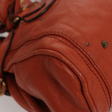 Side view of Chloe handbag Brown premium designer bag