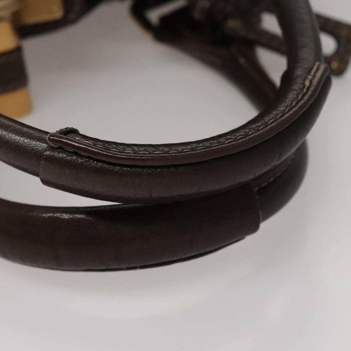 Chloe authentic luxury handbag Brown leather craftsmanship